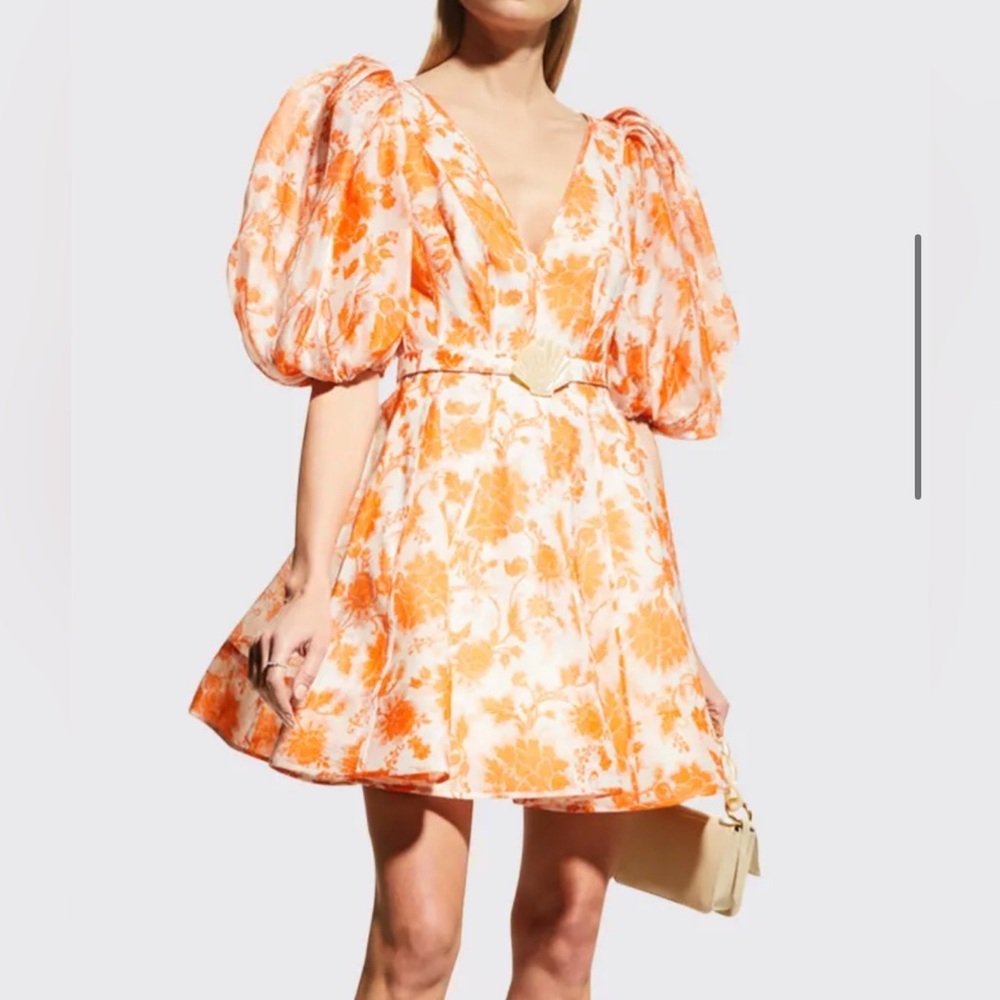 Zimmermann Postcard Orange Dress size 0